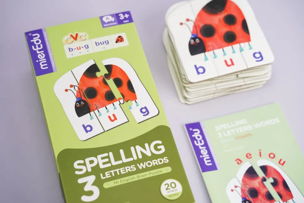 mierEdu MI English Brain Puzzle - 3 Letters Words