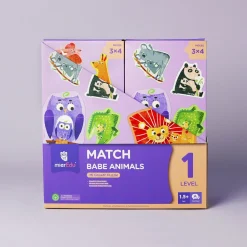 mierEdu MI Growth Puzzle Level 1 - Match Babe Animals