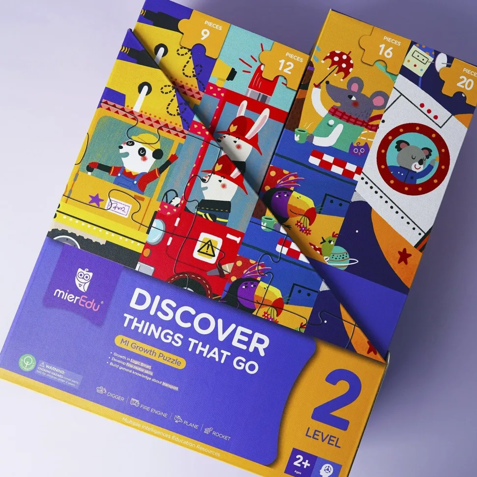 mierEdu MI Growth Puzzle Level 2 - Discover Things that Go