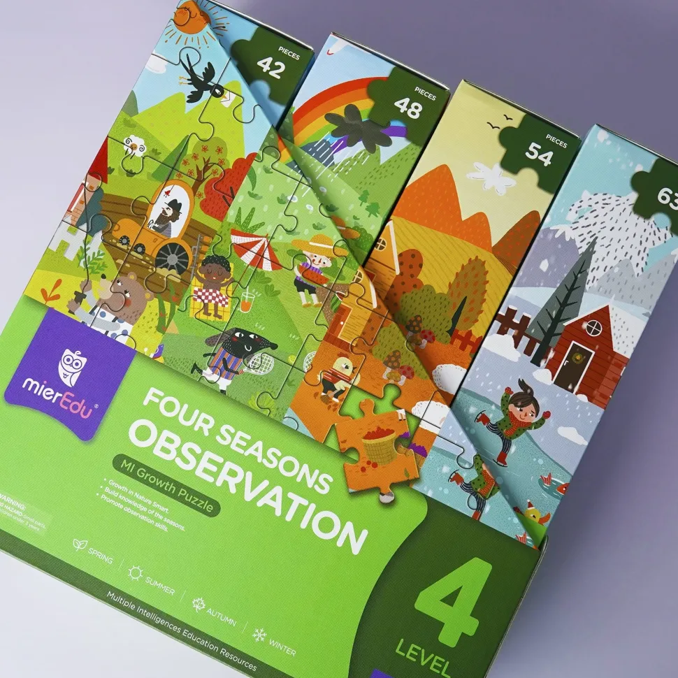 mierEdu MI Growth Puzzle Level 4 - Four Seasons Observation