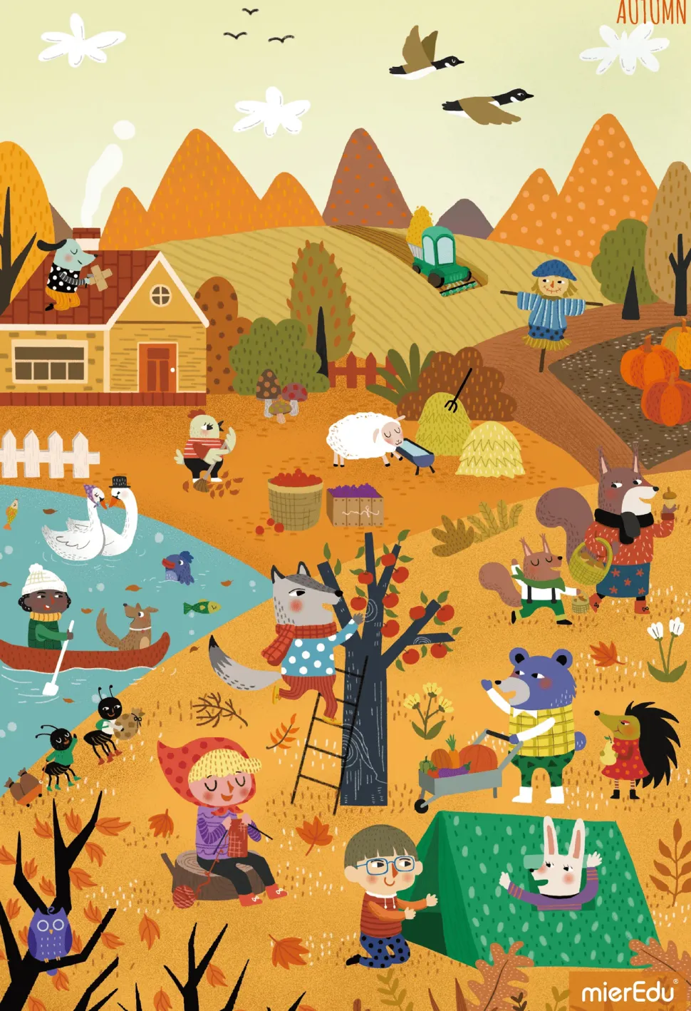 mierEdu MI Growth Puzzle Level 4 - Four Seasons Observation