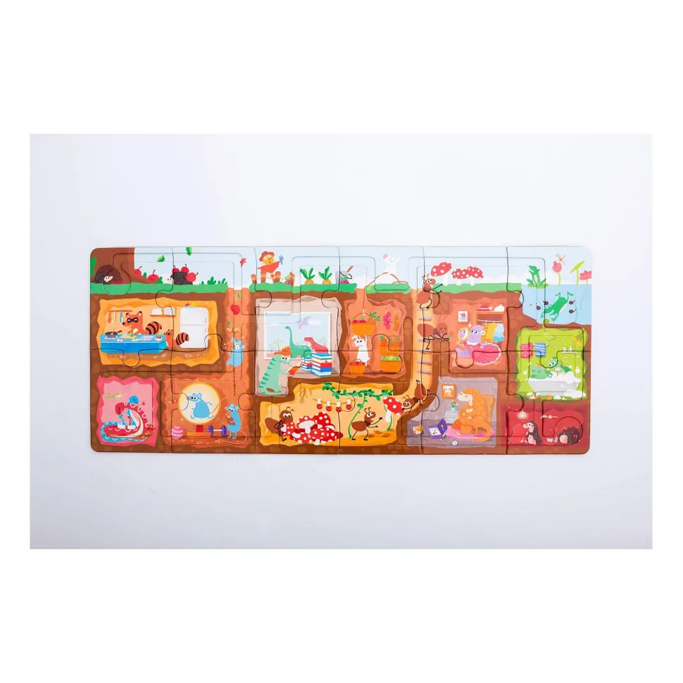 mierEdu My Finger Maze Puzzle - Underground Houses