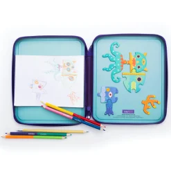 mierEdu Puzzle & Draw Magnetic Kit - Crazy Monsters
