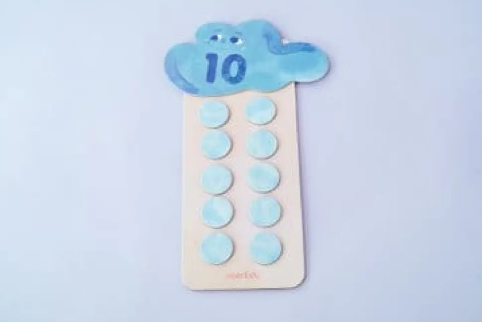 mierEdu Rain Drop Ten Frame Board