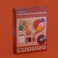 mierEdu Yummy Food Fraction Board