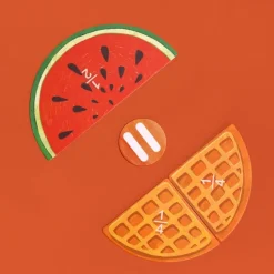 mierEdu Yummy Food Fraction Board