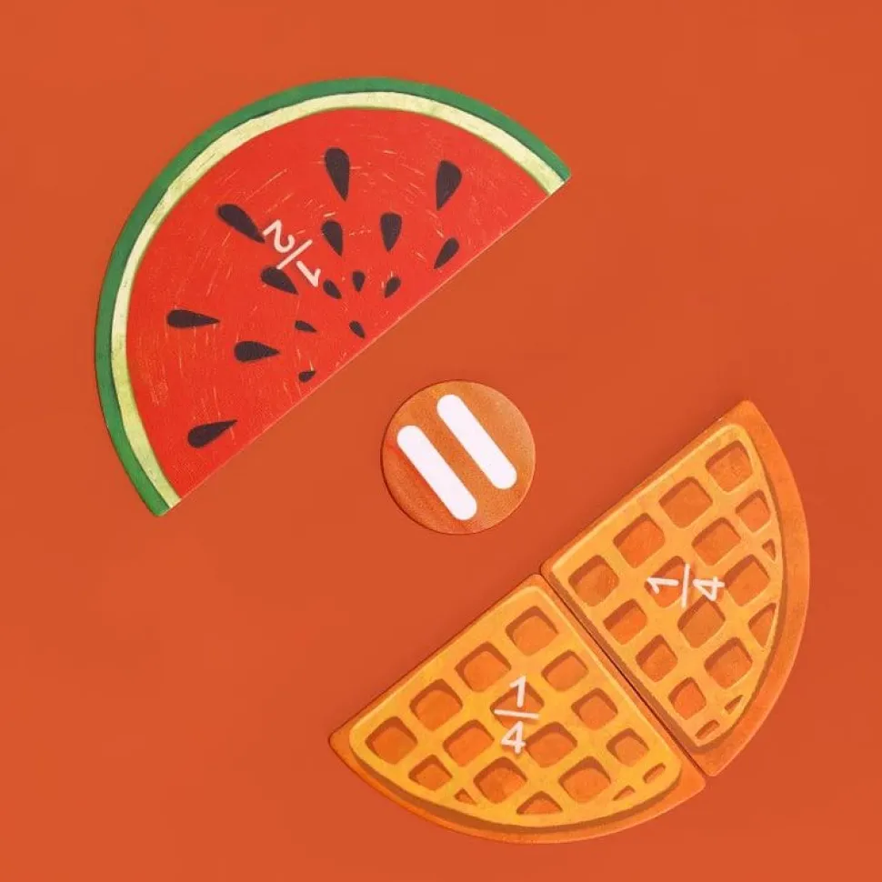 mierEdu Yummy Food Fraction Board