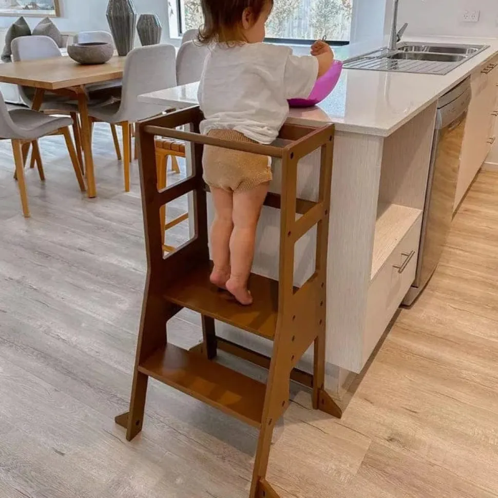 Mini Chef: My Duckling Adjustable Learning Tower with Stool set