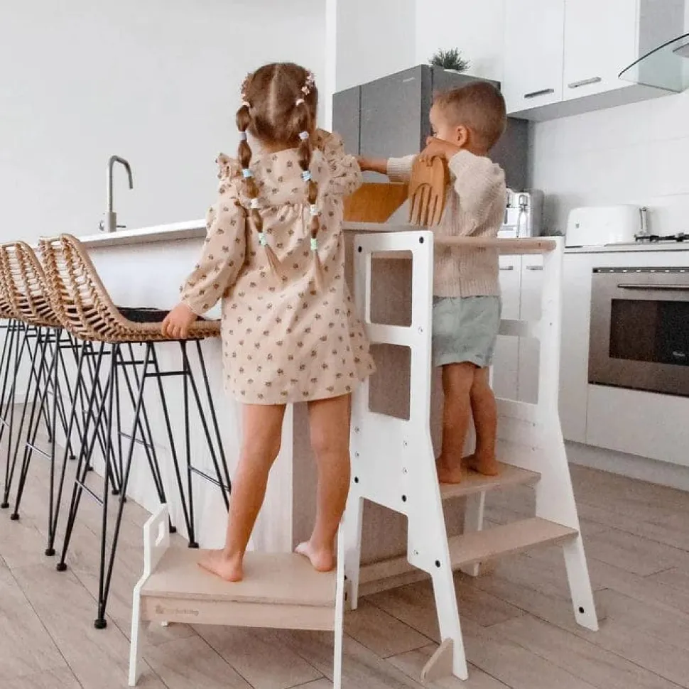 Mini Chef: My Duckling Adjustable Learning Tower with Stool set