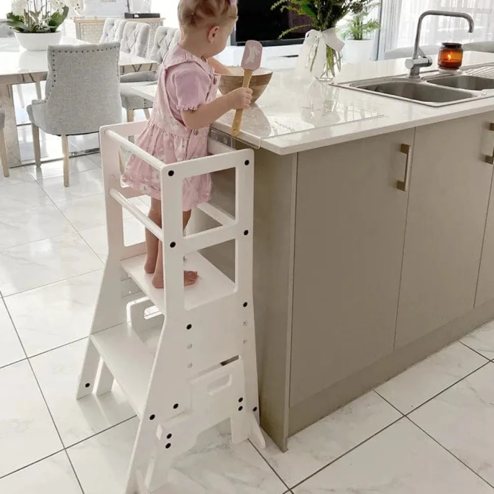 Mini Chef: My Duckling Adjustable Learning Tower with Stool set