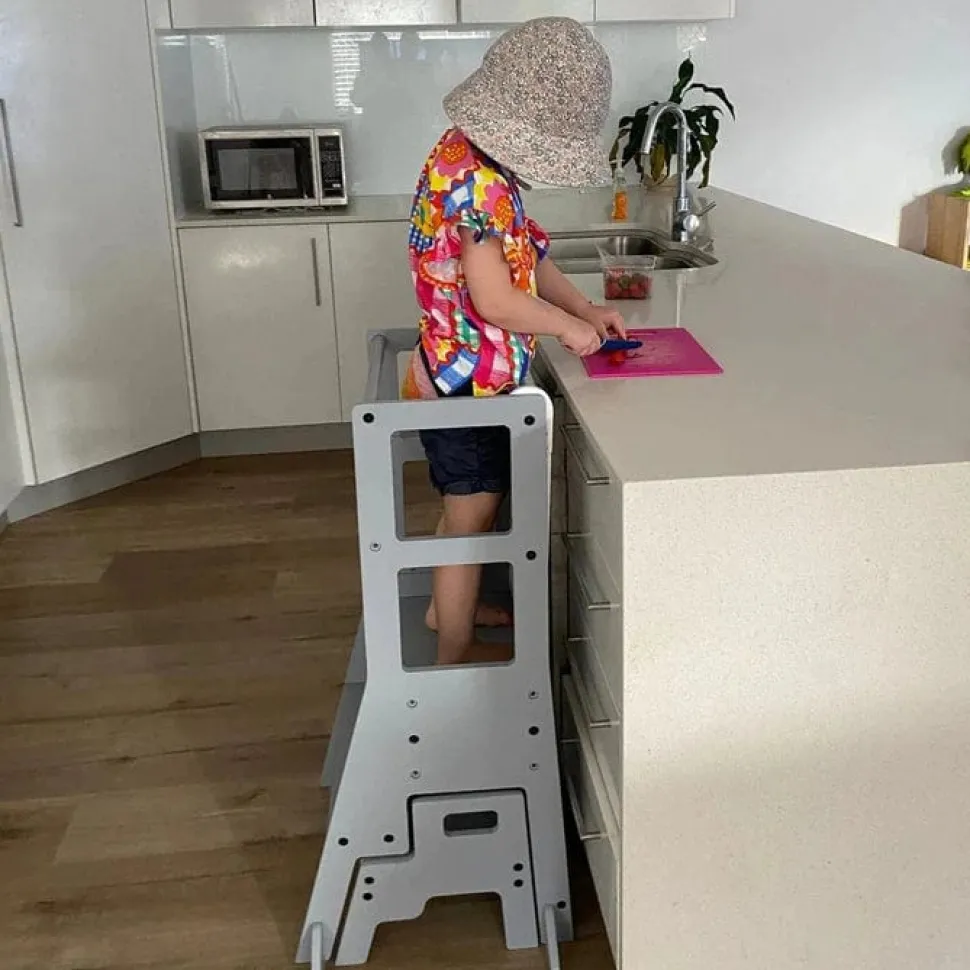 Mini Chef: My Duckling Adjustable Learning Tower with Stool set