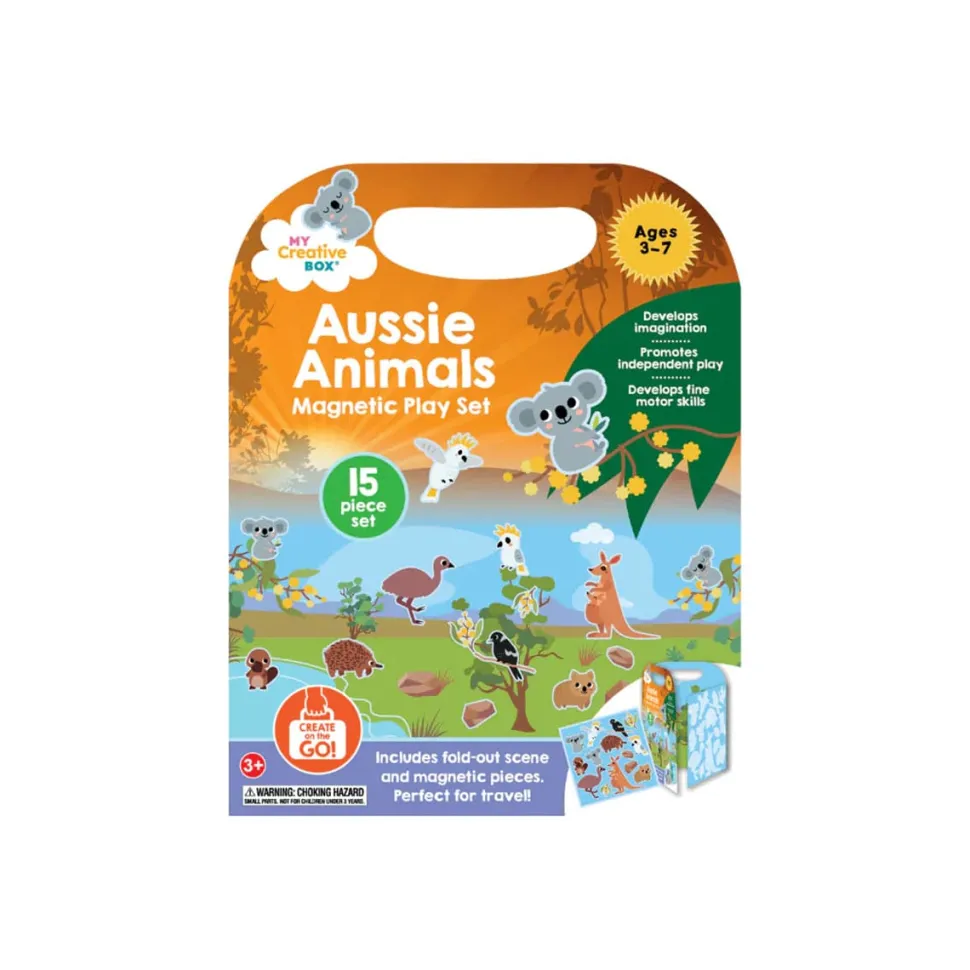 My Creative Box Aussie Animals Magnetic Play Set