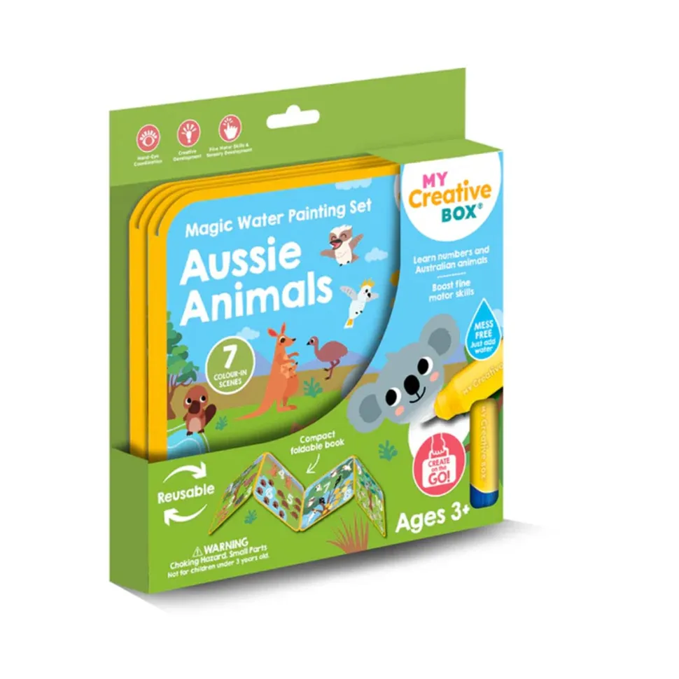My Creative Box Aussie Animals Magic Water Painting Set
