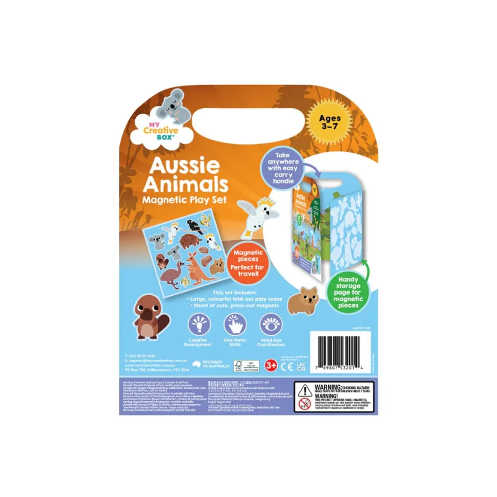 My Creative Box Aussie Animals Magnetic Play Set