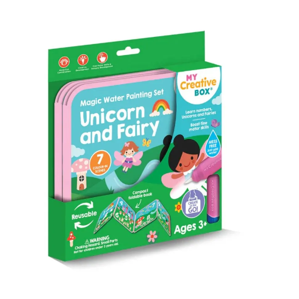 My Creative Box Unicorn and Fairy Magic Water Painting Set