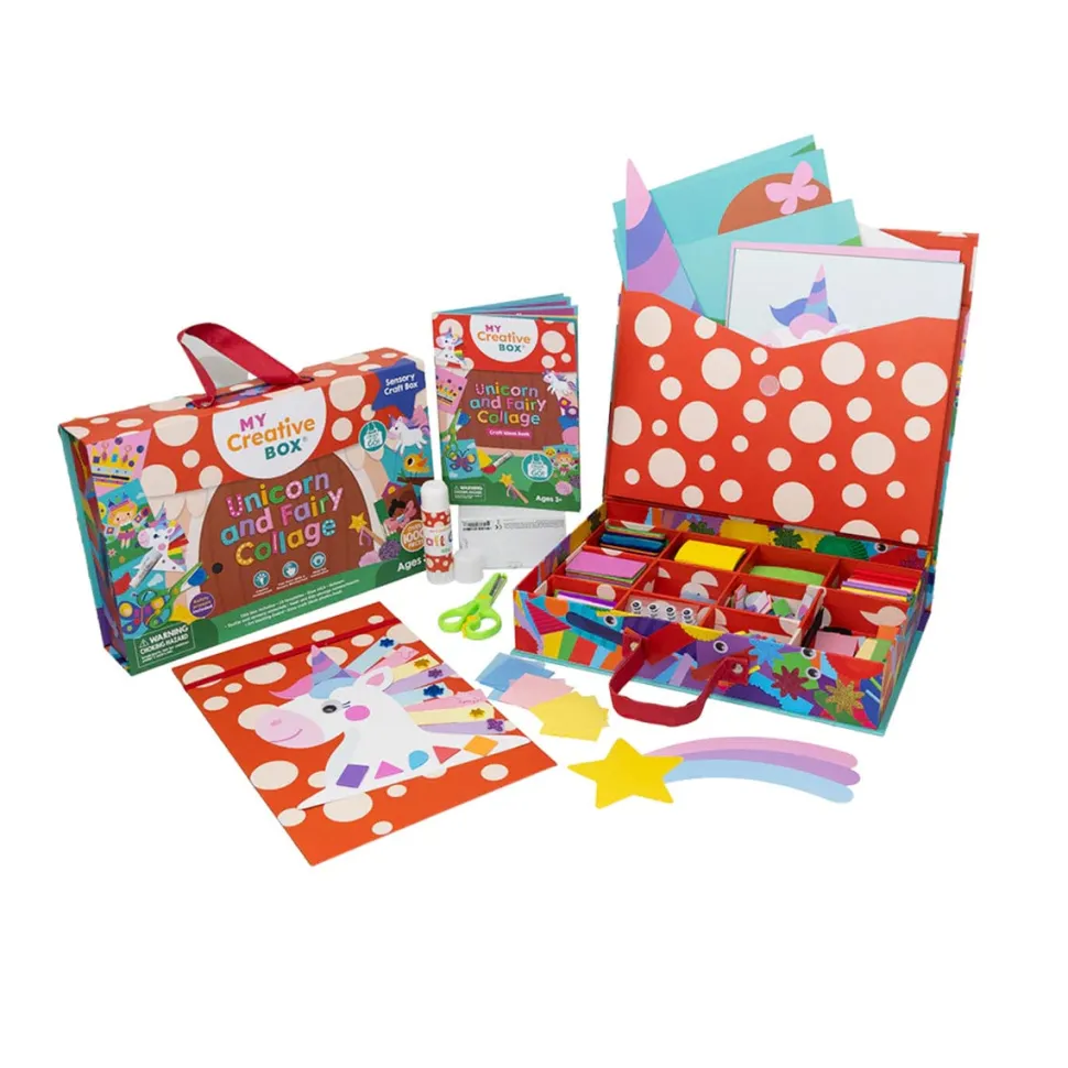 My Creative Box Unicorn and Fairy Collage Sensory Craft Box