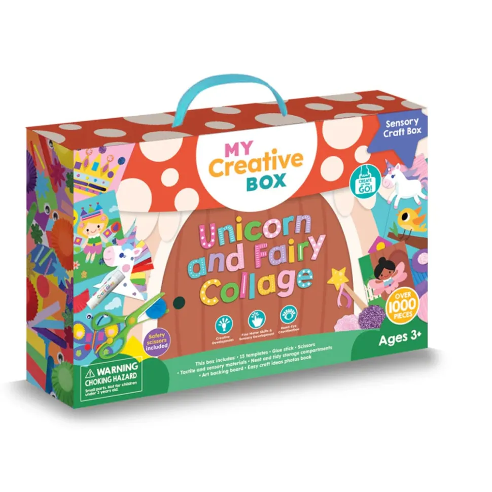 My Creative Box Unicorn and Fairy Collage Sensory Craft Box