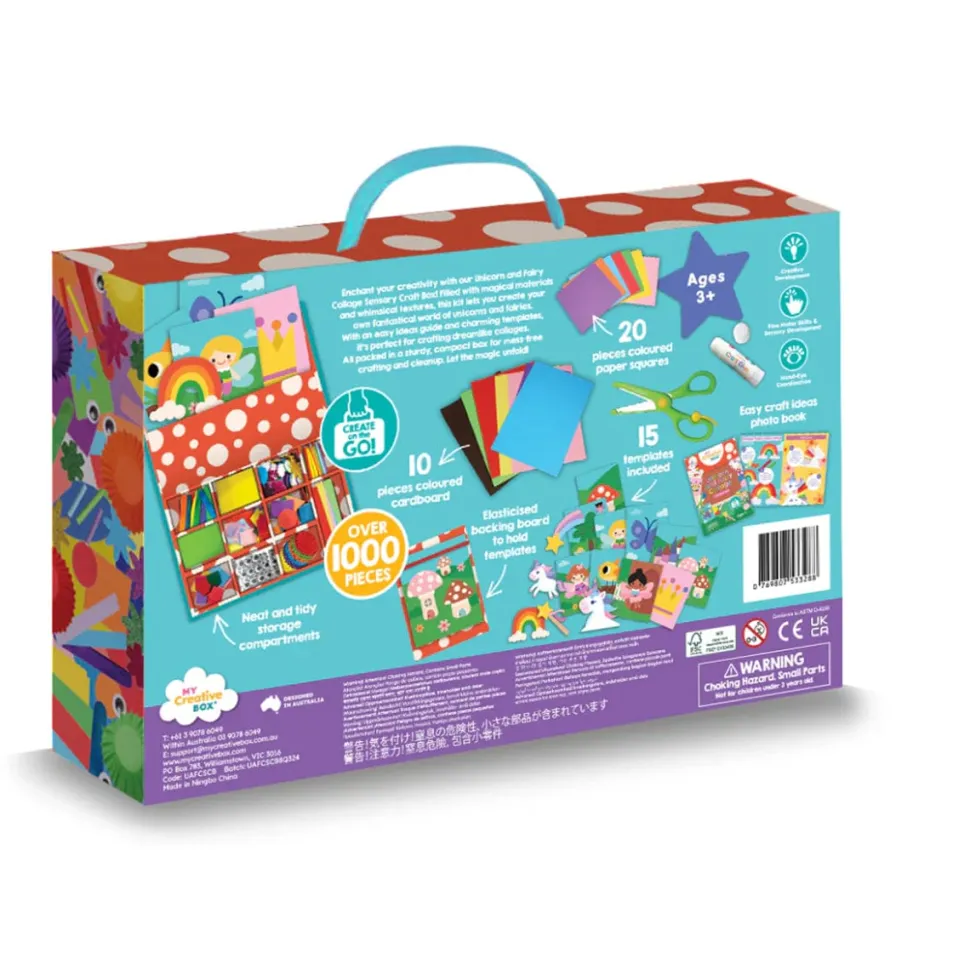 My Creative Box Unicorn and Fairy Collage Sensory Craft Box