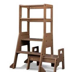 My Duckling Adjustable Learning Tower with Stool –Walnut