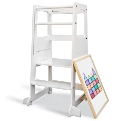 My Duckling Adjustable Learning Tower 2 in 1 –White