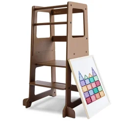 My Duckling Adjustable Learning Tower 2 in 1 –Walnut