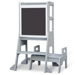 My Duckling Adjustable Learning Tower with Stool –Grey