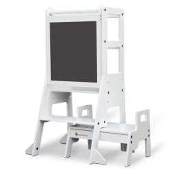 My Duckling Adjustable Learning Tower with Stool -White