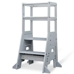 My Duckling Adjustable Learning Tower with Stool –Grey