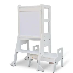 My Duckling Adjustable Learning Tower with Stool -White