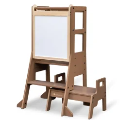 My Duckling Adjustable Learning Tower with Stool –Walnut