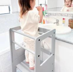 My Duckling Adjustable Learning Tower 2 in 1 –Grey