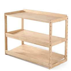 My Duckling Adjustable Solid Wood 3 Layer Storage Shelf