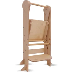 My Duckling Deluxe Folding Adjustable Learning Tower - Natural