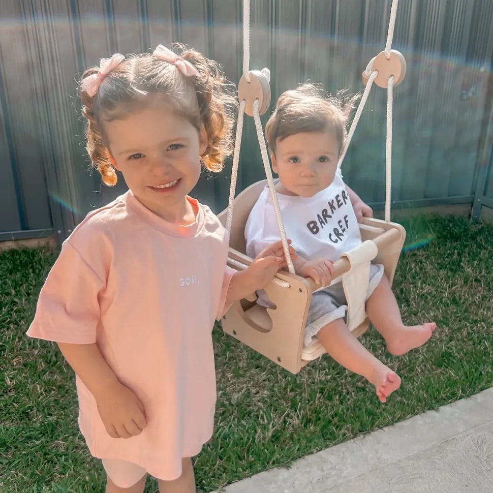 My Duckling Felix Baby Swing Seat&Felix Kids Disc Swing Set