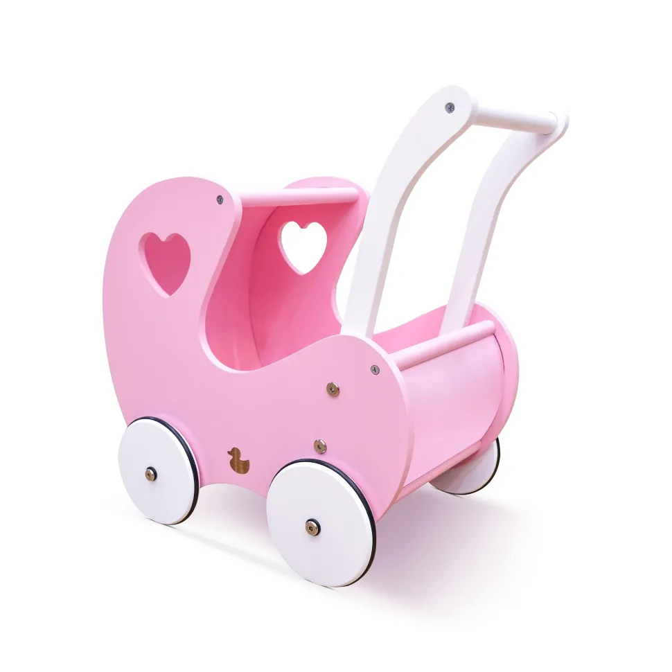 My Duckling Isla Doll Pram Walker - Rose