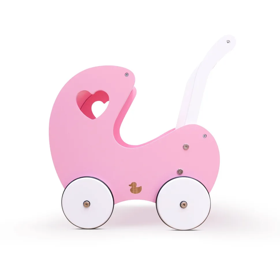 My Duckling Isla Doll Pram Walker - Rose