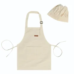 My Duckling Kids Chef Apron & Hat Set-Cream