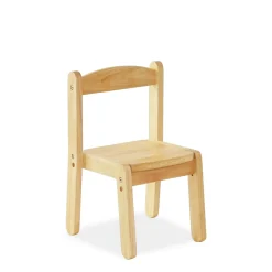 My Duckling Montessori Kids Wooden Chair - Natural