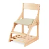 My Duckling Montessori Kids Height Adjustable Dining Chair - Off White