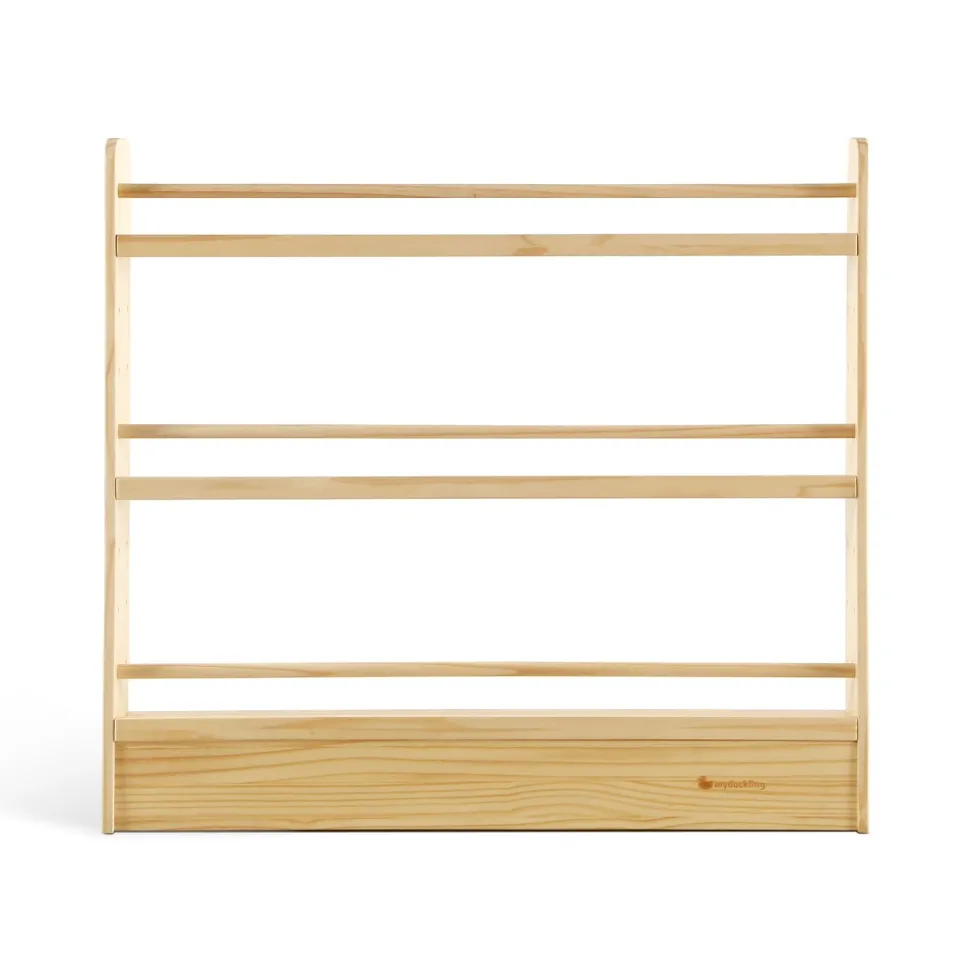My Duckling NALA 3 Tier Adjustable Solid Wood Bookshelf