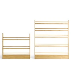 My Duckling NALA 3 Tier Adjustable Solid Wood Bookshelf