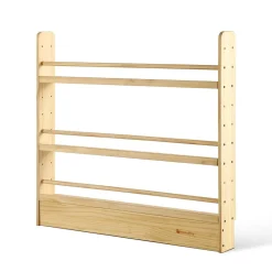 My Duckling NALA 3 Tier Adjustable Solid Wood Bookshelf