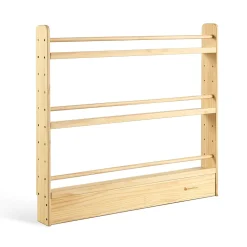 My Duckling NALA 3 Tier Adjustable Solid Wood Bookshelf