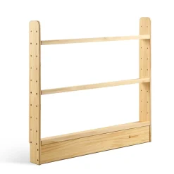 My Duckling NALA 3 Tier Adjustable Solid Wood Bookshelf