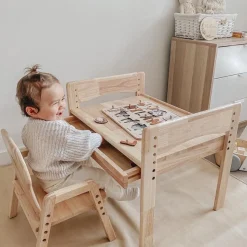 My Duckling Primary Adjustable Table and Chair Set - Bear