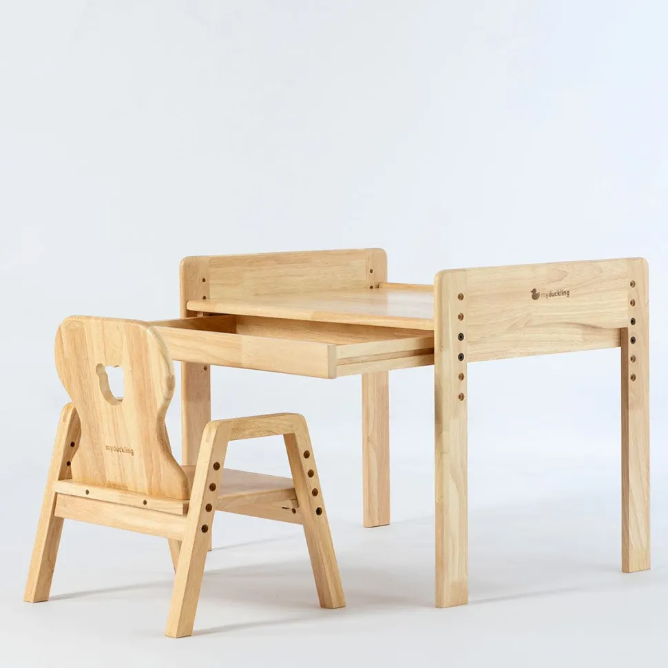 My Duckling Primary Adjustable Table and Chair Set - Bear