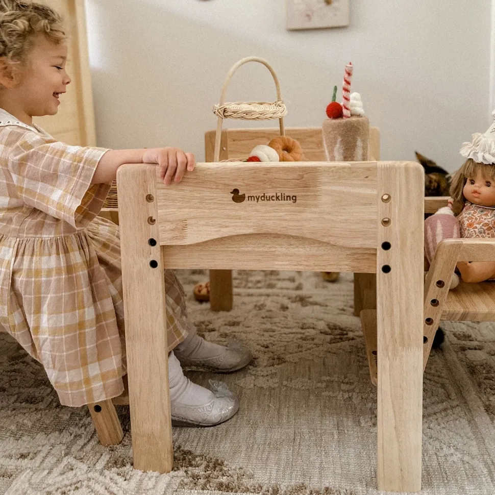 My Duckling Primary Adjustable Table and Chair Set - Duck