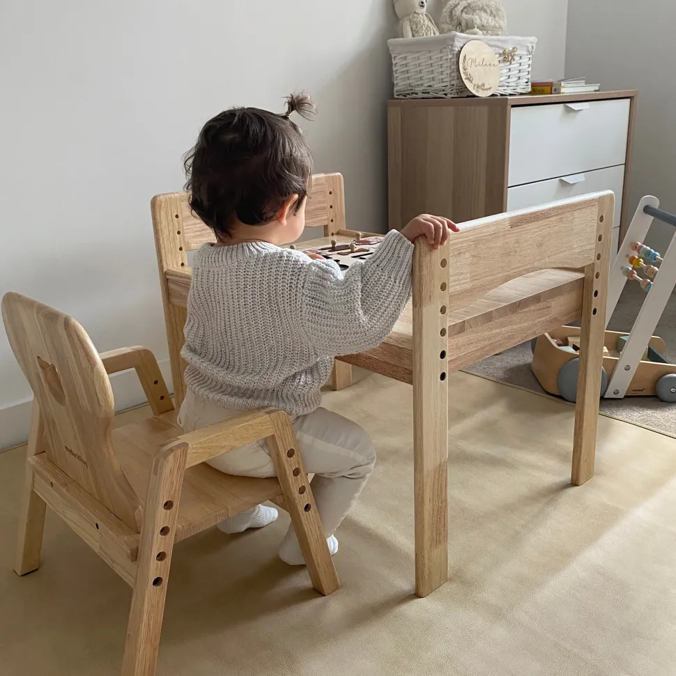 My Duckling Primary Adjustable Table and Chair Set - Bear