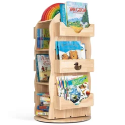 My Duckling Revolving Solid Wood Bookcase