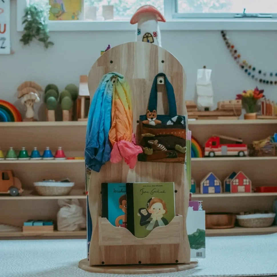 My Duckling Revolving Solid Wood Bookcase
